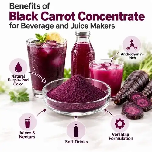 Benefits of Black Carrot Concentrate for Beverage and Juice Makers